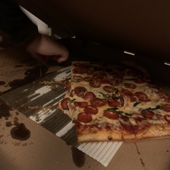Pizzasaurus Rex - Pepperoni half sheet half eaten - Pizza Near Me - Sacramento, California