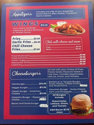 Menu photo 8 Trejo's Diner Clearlake, CA