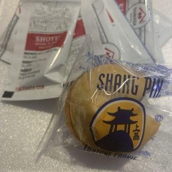 Wasabi Bistro - Fancy Japanese soy sauce packets, a Chinese fortune cookie on my to-go box! - Asian Fusion Near Me - Conroe, Texas Wasabi Bistro - Fancy Japanese soy sauce packets, a Chinese fortune cookie on my to-go box! - Asian Fusion Near Me - Conroe, Texas