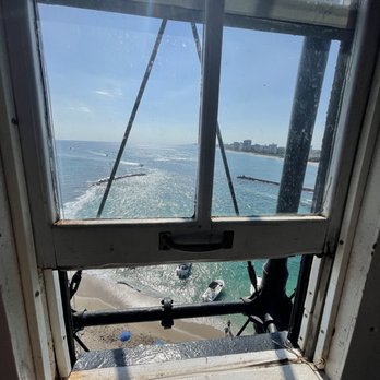 Hillsboro Inlet Lighthouse - Window on the way up. One of several. - Local Flavor Near Me - Hillsboro Beach, Florida