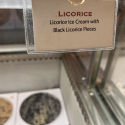 Act One Ice Cream Parlor - They even have black licorice ice cream