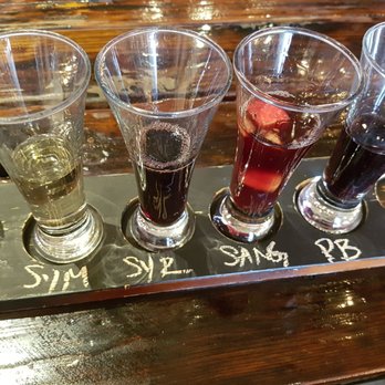 Nova Brewing - L-R: (Wine Flight) Symphony, Syrah, Sangria, Blend - Venues & Event Spaces Near Me - Covina, California Nova Brewing - L-R: (Wine Flight) Symphony, Syrah, Sangria, Blend - Venues & Event Spaces Near Me - Covina, California