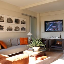 Audio Intellect - A vision in white with high performance Morel Wall speakers.