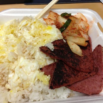 Best Drive-In - Two eggs over easy, rice, luncheon meat for $4!!  Kim chee was a nice hook up.  - Del - Fast Food Near Me - Honolulu, Hawaii