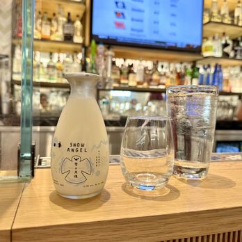 Chuko Ramen - a pitcher of yogurt and a glass of water - Ramen Near Me - Queens, New York
