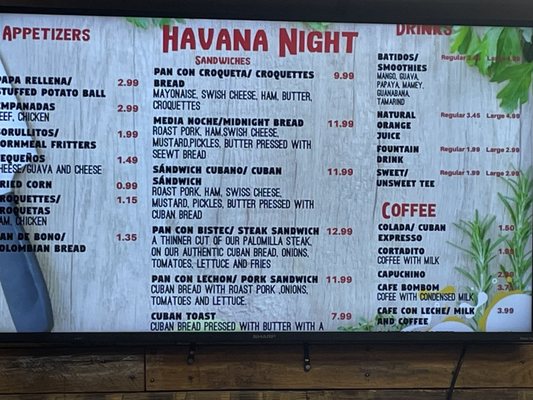 Menu photo 5 Havana Night Panama City, FL Menu photo 5 Havana Night Panama City, FL