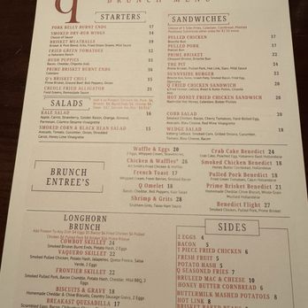 Chicago q - Brunch Menu - Barbeque Near Me - Chicago, Illinois