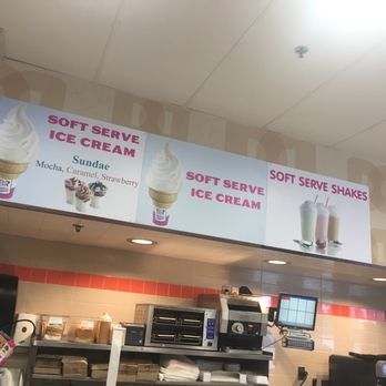 Dunkin' -  an ice cream shop with a menu on the wall - Coffee & Tea Near Me - Woburn, Massachusetts