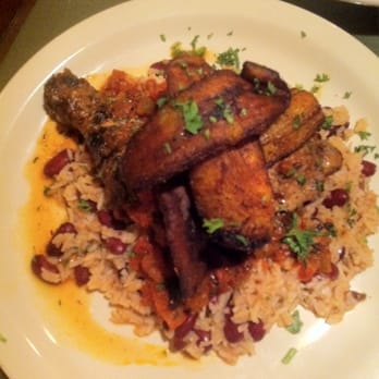 Jambo Cafe - Jamaican jerk chicken platter - Caribbean Near Me - Santa Fe, New Mexico