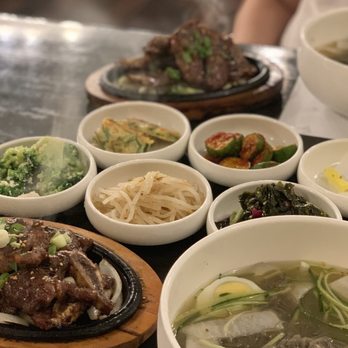 Soy Tofu - Cold noodle and Kalbi combo - Korean Near Me - La Palma, California