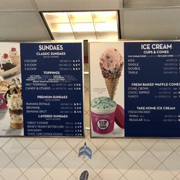 Half of the menu Half of the menu
