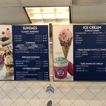 Baskin-Robbins - Half of the menu - Ice Cream & Frozen Yogurt Near Me - Santa Clara, California Baskin-Robbins - Half of the menu - Ice Cream & Frozen Yogurt Near Me - Santa Clara, California