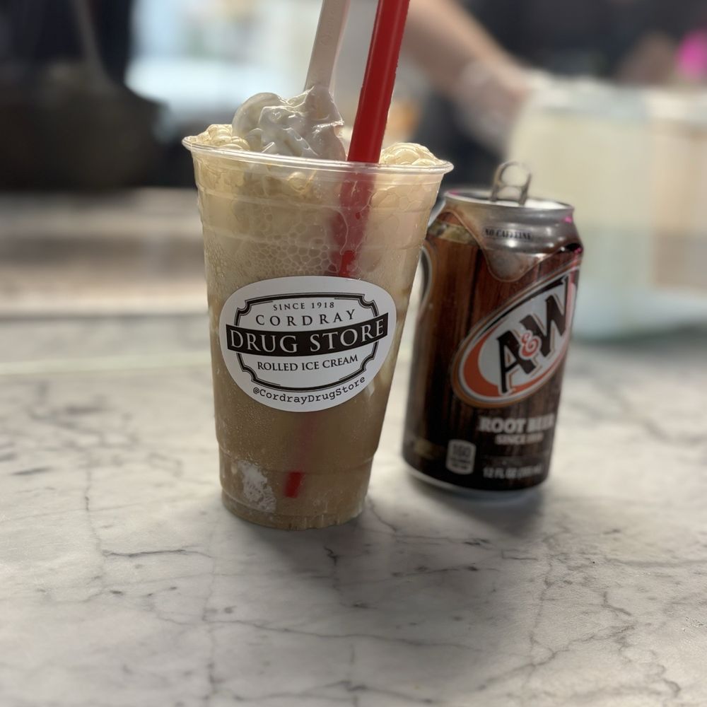 Cordray Drug Store - Root beer float - Ice Cream & Frozen Yogurt Near Me - Galveston, Texas