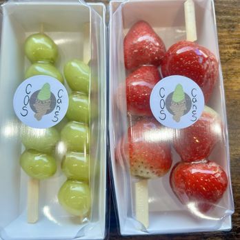 CosCakes - Tanghulu - grapes and strawberries - Desserts Near Me - Beaverton, Oregon
