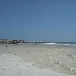 View from the beach side. The sand here is much softer and finer than the rest of Cocoa.