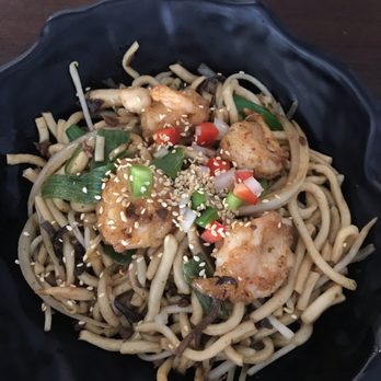 Dumpling Era - Shanghai-Style Shrimp Chow Mein ($11.95)....a bit bland though - Chinese Near Me - San Bruno, California Dumpling Era - Shanghai-Style Shrimp Chow Mein ($11.95)....a bit bland though - Chinese Near Me - San Bruno, California