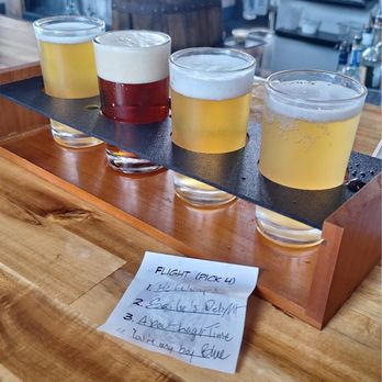 Back River Brewery - Flight - Beer Bar Near Me - Tybee Island, Georgia