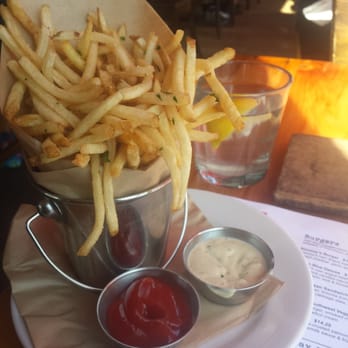 Simmzy's Restaurant Long Beach - Shoe string fries with an avocado cresm dipping sauce! - Gastropubs Near Me - Long Beach, California Simmzy's Restaurant Long Beach - Shoe string fries with an avocado cresm dipping sauce! - Gastropubs Near Me - Long Beach, California