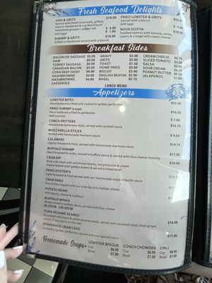Menu photo 8 High Tide Restaurant Key Largo, FL
