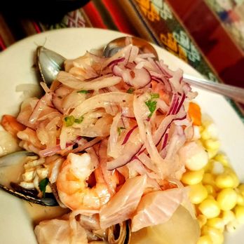 Taste of Peru - Ceviche especial with unexpectedly good shellfish! - Peruvian Near Me - Chicago, Illinois Taste of Peru - Ceviche especial with unexpectedly good shellfish! - Peruvian Near Me - Chicago, Illinois