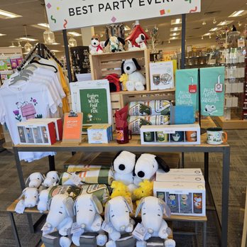 Banner's Hallmark Shop - The Happy Birthday Snoopy's set-up display. - Cards & Stationery Near Me - Roanoke, Virginia