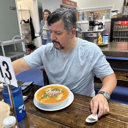 We drove 30 miles out of our way so Jose could have authentic Ecuadorian food from his childhood. The encebollado pescado was delicious. We drove 30 miles out of our way so Jose could have authentic Ecuadorian food from his childhood. The encebollado pescado was delicious.