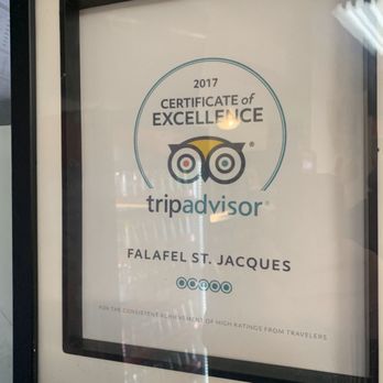Falafel St-Jacques - Well deserved recognition - Vegetarian Near Me - Lachine, Quebec