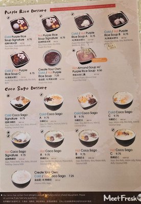 Menu photo 7 Meet Fresh Plano, TX