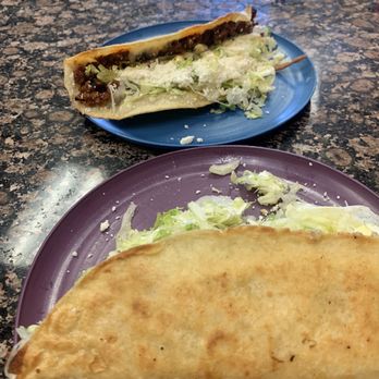 Los Reyes Del Taco Sabroso - Al pastor and papas quesadillas. - Juice Bars & Smoothies Near Me - Long Beach, California