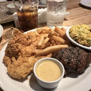 Cheddar's Scratch Kitchen - Top Sirloin Steak & Chicken Tenders plate - Comfort Food Near Me - Newport News, Virginia Cheddar's Scratch Kitchen - Top Sirloin Steak & Chicken Tenders plate - Comfort Food Near Me - Newport News, Virginia