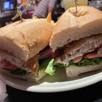 Fireside Tavern - Fish sandwich- huge - Bars Near Me - Strasburg, Pennsylvania