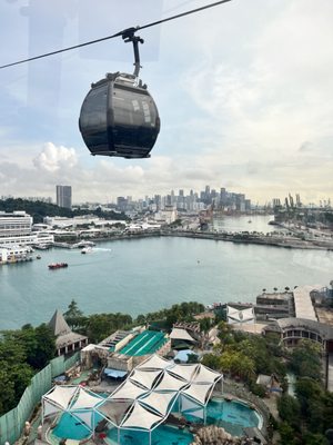 Singapore Cable Car by null