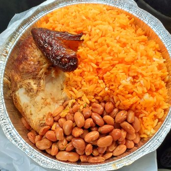 Millennium Chicken - 1/4 Rotisserie Chicken with rice and beans, white meat. - Peruvian Near Me - Elmont, New York Millennium Chicken - 1/4 Rotisserie Chicken with rice and beans, white meat. - Peruvian Near Me - Elmont, New York