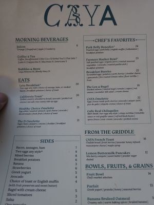 Menu photo 6 CAYA Restaurant Goleta, CA