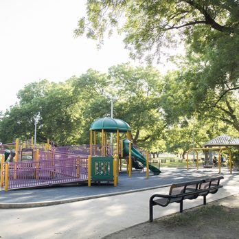 Katherine Rose Memorial Park - The large, mature trees cover most of the playground with ample shade. - Playgrounds Near Me - Mansfield, Texas Katherine Rose Memorial Park - The large, mature trees cover most of the playground with ample shade. - Playgrounds Near Me - Mansfield, Texas