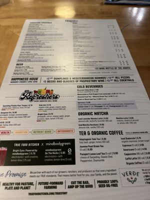 Menu photo 3 True Food Kitchen Scottsdale, AZ
