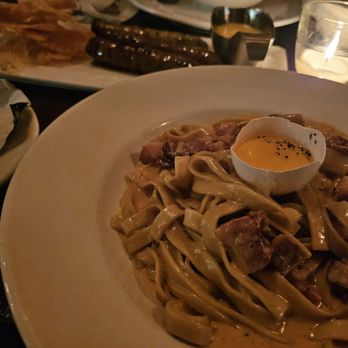 AOC East - Tagliatelles a La Carbonara - Wine Bars Near Me - New York, New York