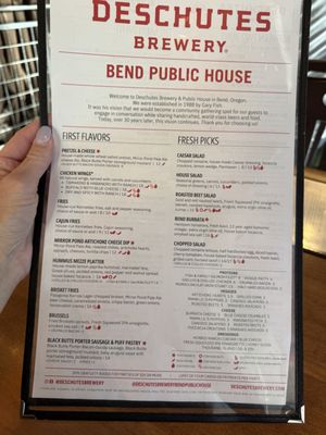 Menu photo 8 Deschutes Brewery Bend Public House Bend, OR Menu photo 8 Deschutes Brewery Bend Public House Bend, OR