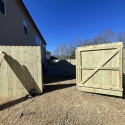 Better Decks & Fences - Door installation. Super durable and heavy in a good way.