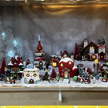 Christmas Shoppe the - A cool Christmas village setup for decorating. - Holiday Decorations Near Me - Estes Park, Colorado