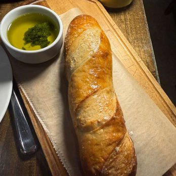 The Roundhouse Hotel - Baguette with oil - New American Near Me - Beacon, New York The Roundhouse Hotel - Baguette with oil - New American Near Me - Beacon, New York