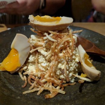 Zigu - apple wood smoked local egg potato salad - Seafood Near Me - Honolulu, Hawaii Zigu - apple wood smoked local egg potato salad - Seafood Near Me - Honolulu, Hawaii