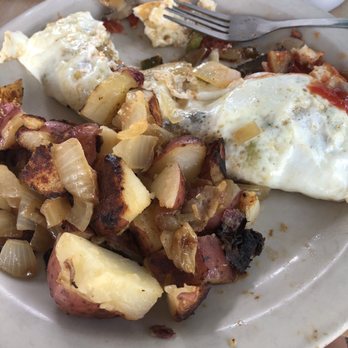 The Hideout Restaurant - Veggie omelette egg whites with homemade potatoes. - American Near Me - Key Largo, Florida The Hideout Restaurant - Veggie omelette egg whites with homemade potatoes. - American Near Me - Key Largo, Florida