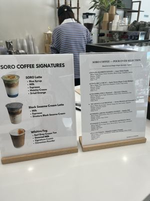 Menu photo 2 Soro Coffee Los Angeles, CA