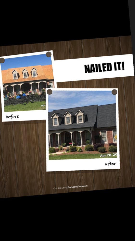 Slide of Nailed It Roofing