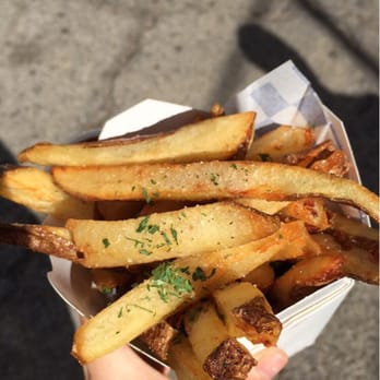 The Wee Chippy - Normal sized truffle fries with garlic - Fish & Chips Near Me - Venice, California The Wee Chippy - Normal sized truffle fries with garlic - Fish & Chips Near Me - Venice, California
