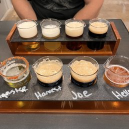Beer flights-$10 for four 4oz pours Beer flights-$10 for four 4oz pours