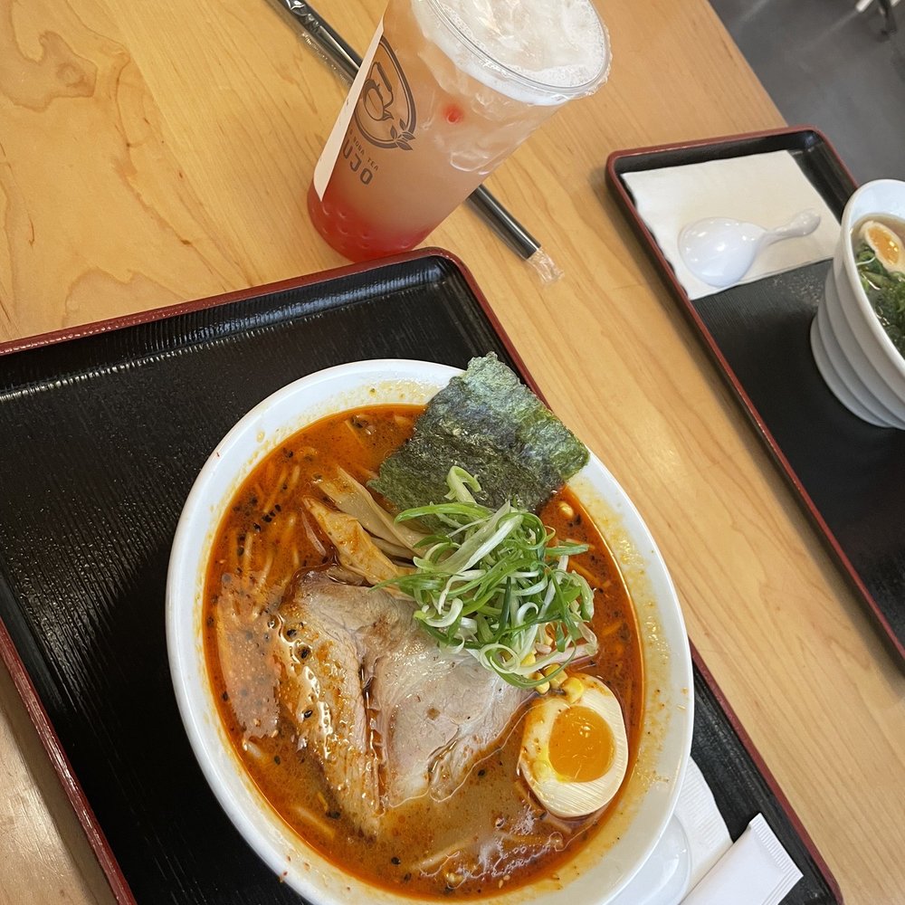Yujo - Spicy Ramen & Peach Oolong - Ramen Near Me - Indianapolis, Indiana Yujo - Spicy Ramen & Peach Oolong - Ramen Near Me - Indianapolis, Indiana