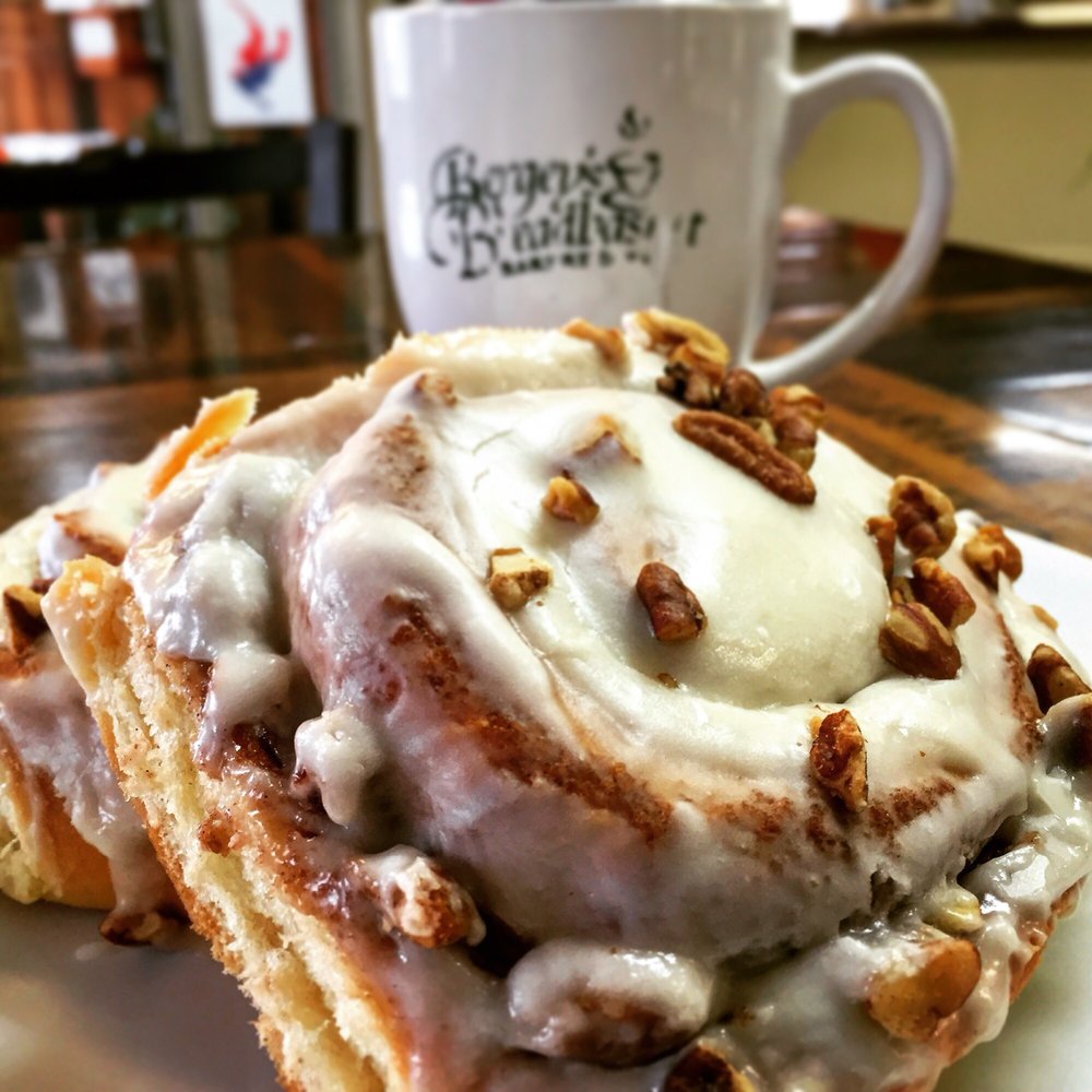 Bergey's Breadbasket - Pecan Cinnamon rolls w/ Larry's Cowboy Coffee out of NC - Bakeries Near Me - Chesapeake, Virginia Bergey's Breadbasket - Pecan Cinnamon rolls w/ Larry's Cowboy Coffee out of NC - Bakeries Near Me - Chesapeake, Virginia