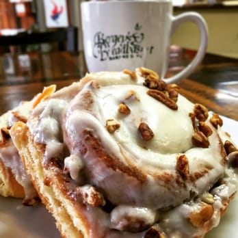 Bergey's Breadbasket - Pecan Cinnamon rolls w/ Larry's Cowboy Coffee out of NC - Bakeries Near Me - Chesapeake, Virginia Bergey's Breadbasket - Pecan Cinnamon rolls w/ Larry's Cowboy Coffee out of NC - Bakeries Near Me - Chesapeake, Virginia